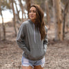 Vintage Lightweight Pullover Hoodie For Women