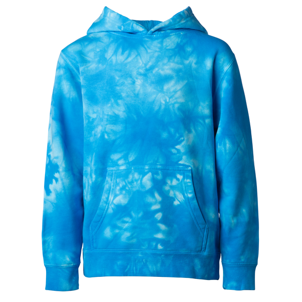 Youth Midweight Tie Dye Hooded Pullover Sweatshirt