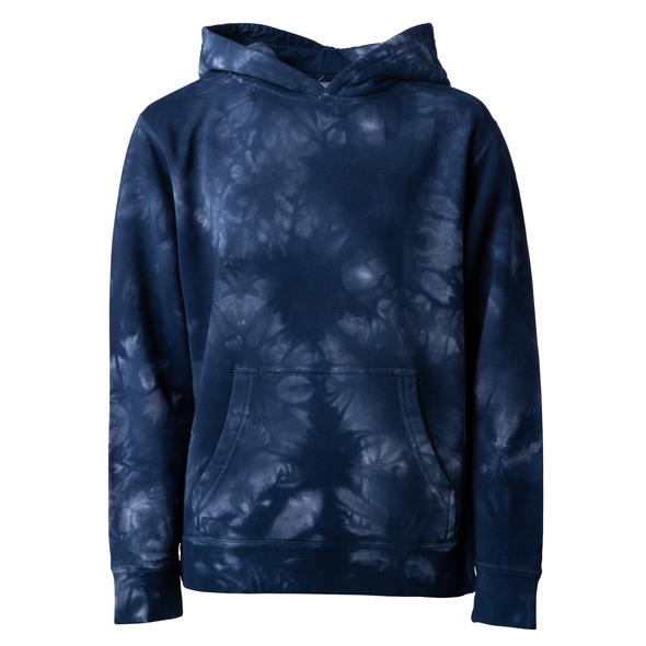 Youth Midweight Tie Dye Hooded Pullover Sweatshirt