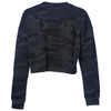 Long Sleeve Crop Top Crew Neck Sweatshirt