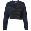 Long Sleeve Crop Top Crew Neck Sweatshirt