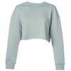 Long Sleeve Crop Top Crew Neck Sweatshirt