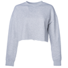 Long Sleeve Crop Top Crew Neck Sweatshirt