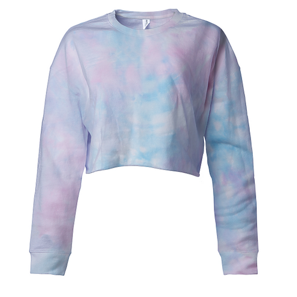 Long Sleeve Crop Top Crew Neck Sweatshirt