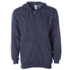 Midweight Fleece Hoodie Zip Up Sweatshirt for Men