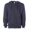 Midweight Fleece Hoodie Zip Up Sweatshirt for Men