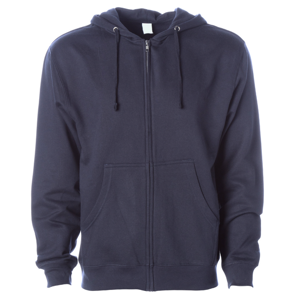 Midweight Zip Up Hoodie for Men