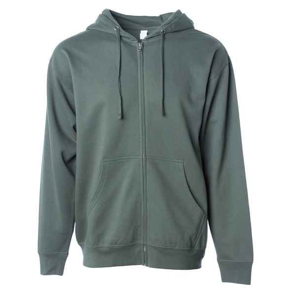 Midweight Zip Up Hoodie for Men