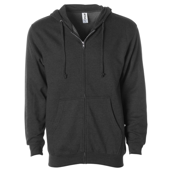 Midweight Zip Up Hoodie for Men