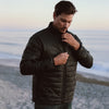 Black Winter Puffer Jacket for Men