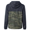 Men's Packable Windbreaker Lightweight Hooded Wind Jacket (Camouflage and 2 Tone)