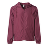Packable Zip Windbreaker Lightweight Hooded Wind Jacket for Men (Solid Colors)