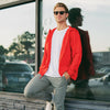 Packable Zip Windbreaker Lightweight Hooded Wind Jacket for Men (Solid Colors)
