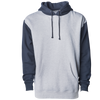 Heavyweight Two Tone Pullover Hoodie Sweatshirt for Men