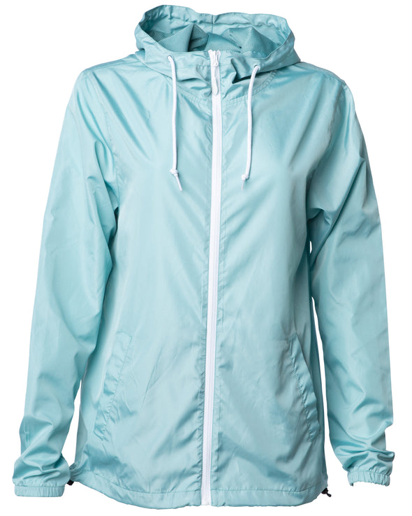 Lightweight Zip-Up Windbreaker Jacket (Solid Colors)