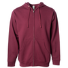 Midweight Fleece Hoodie Zip Up Sweatshirt for Men