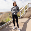 Super Soft Crewneck Sweatshirt Midweight Fleece Pullover for Women