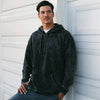 Mineral Wash Fleece Hoodie Pullover Sweatshirt for Men