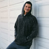 Mineral Wash Fleece Hoodie Pullover Sweatshirt for Men