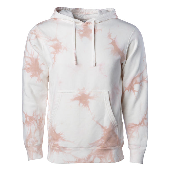 Retro Tie-Dye Sweatshirt Soft Fleece Pullover Hoodie for Men