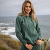 Pigment Dyed Pastel Hoodie Midweight Pullover Sweatshirt for Women