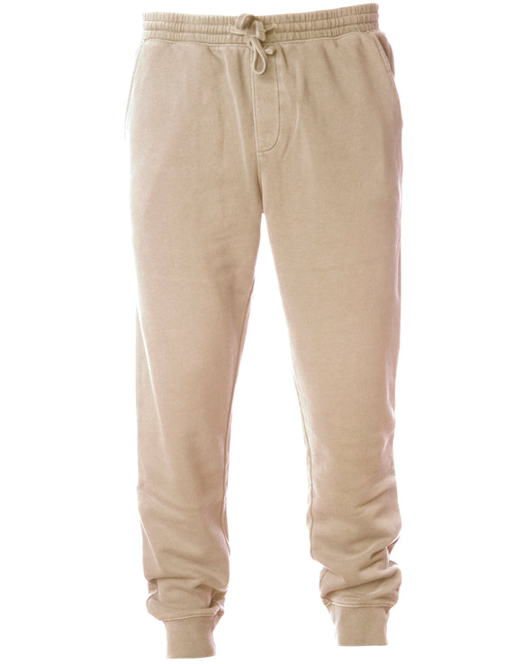 Pigment Dyed Fleece Sweatpant Joggers for Men