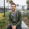 French Terry Full Zip Hoodie for Men