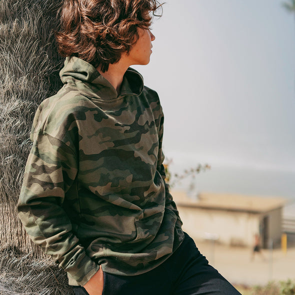 Youth Midweight Pullover Hooded Sweatshirt for Boys and Girls