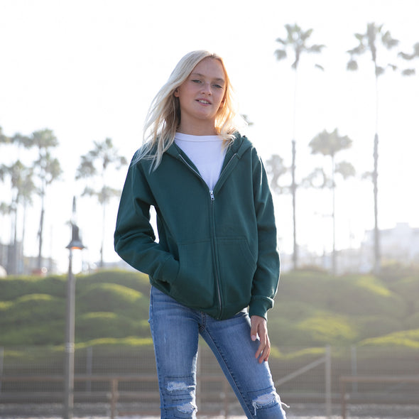 Zip Up Hooded Sweatshirt for Boys and Girls