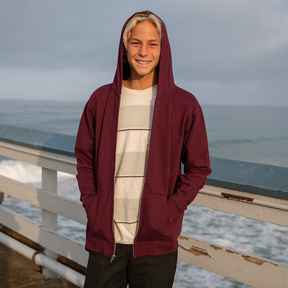 Zip Up Hooded Sweatshirt for Boys and Girls