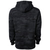 Midweight Camouflage Fleece Pullover Hooded Sweatshirt for Men