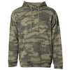 Midweight Camouflage Fleece Pullover Hooded Sweatshirt for Men