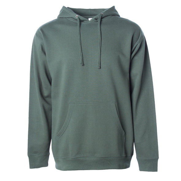 Midweight Fleece Pullover Hooded Sweatshirt for Men Solid - Core Colors