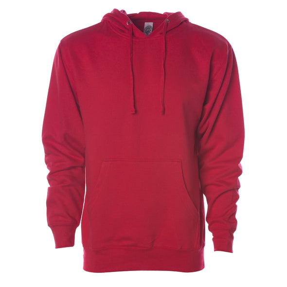 Midweight Fleece Pullover Hooded Sweatshirt for Men Solid - Core Colors