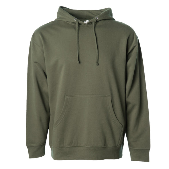 Midweight Fleece Pullover Hooded Sweatshirt for Men Solid - Core Colors