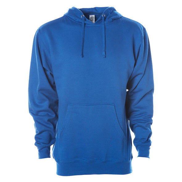 Midweight Fleece Pullover Hooded Sweatshirt for Men Solid - Core Colors