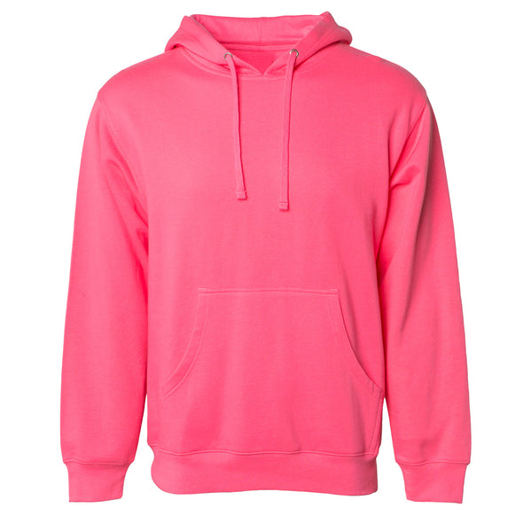 Midweight Fleece Pullover Hooded Sweatshirt for Men HI VIS Colors