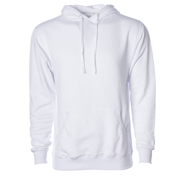 Midweight Fleece Pullover Hooded Sweatshirt for Men Solid - Core Colors