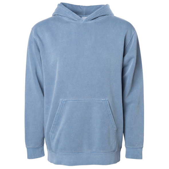 Youth Pigment Dyed Pastel Pullover Hoodie for Boys and Girls