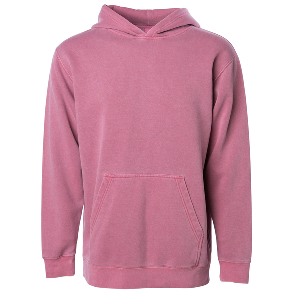 Youth Pigment Dyed Pastel Pullover Hoodie for Boys and Girls
