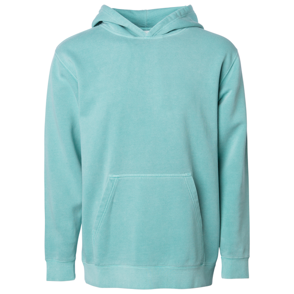 Youth Pigment Dyed Pastel Pullover Hoodie for Boys and Girls