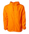 Packable Zip Windbreaker Lightweight Hooded Wind Jacket for Men (Solid Colors)