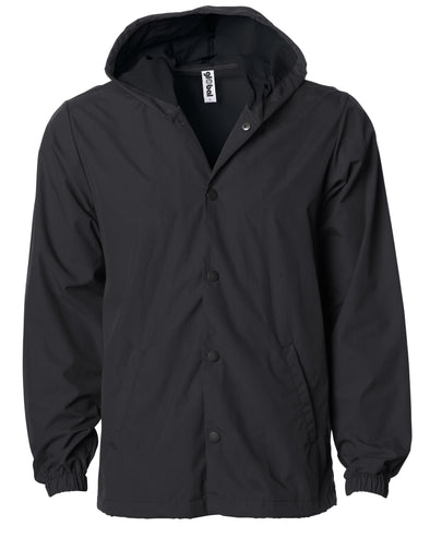 Coach jacket with hood on sale
