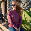 Women's French Terry Crewneck Sweater