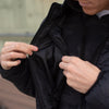 Black Winter Puffer Jacket for Men