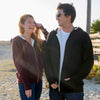 Heavyweight Sherpa Lined Full Zip Hoodie For Men and Women