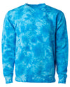 Retro Tie-Dyed Crewneck Sweatshirt Soft Fleece Sweater for Women