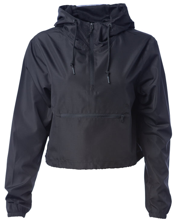Lightweight Cropped Windbreaker for Women