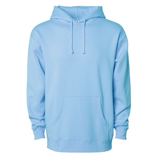 Heavyweight Pastel Fleece Pullover Hoodie for Men