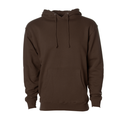 Heavyweight Earth Tones Fleece Pullover Hoodie for Women
